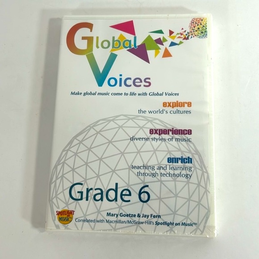 Global Voices Sealed 2005 DVD Spotlight on Music Grade 6 Make Music Come to Life